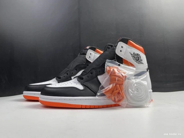 Rep Onekick Jordan 1 Retro High Orange Electro 555088-180 Air 0815